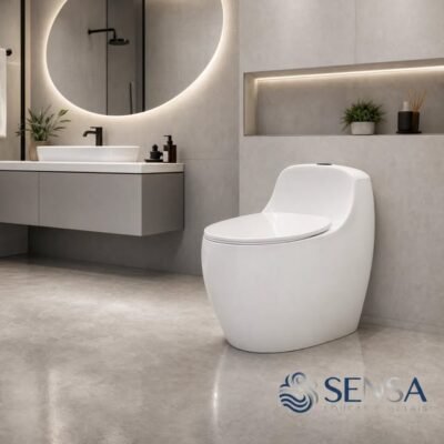 Bacia Monobloco Onda com Assento Soft Close